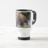 Mug De Voyage Musique de voyage de l'ours jaune (Devant droit)