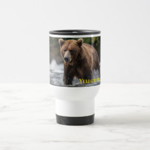 Mug De Voyage Musique de voyage de l'ours jaune