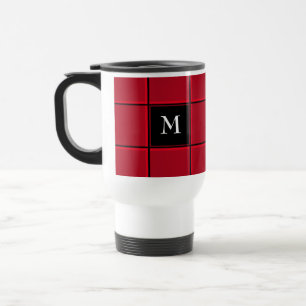 Mug De Voyage Musique de voyage de Noël rouge et noir