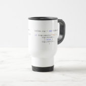 Mug De Voyage Musique de voyage Java (Devant droit)
