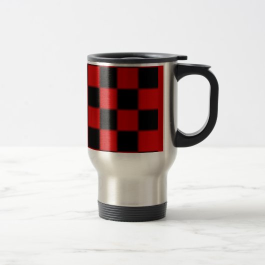 Mug De Voyage Musique de voyage Motif Checker (Droit)