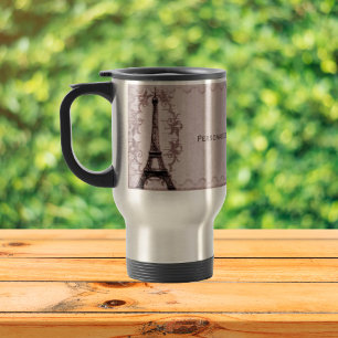 Mug De Voyage Musique de voyage Pink Paris Grunge
