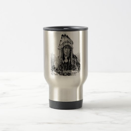 Mug De Voyage Musique en chef indien (Centre)