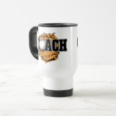 Mug De Voyage Musique entraîneur de baseball (Devant gauche)
