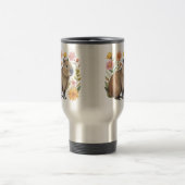 Mug De Voyage Musique Floral Capybara (Centre)
