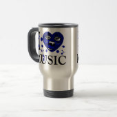 Mug De Voyage Musique folle (Devant gauche)