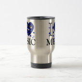 Mug De Voyage Musique folle (Centre)