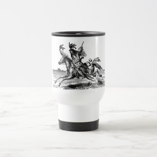 Mug De Voyage Musique indienne de cheval (Centre)