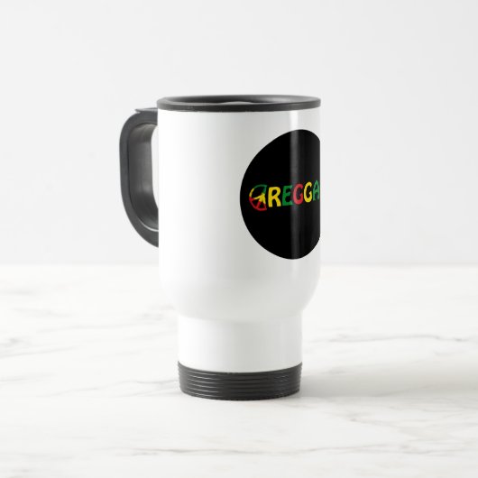 Mug De Voyage Musique reggae (Devant gauche)