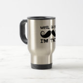 Mug De Voyage Mustache du 2e anniversaire (Devant gauche)