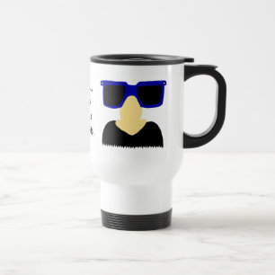 Mug De Voyage Mustache Incognito & Lunettes de vue Mustache de v