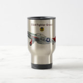 Mug De Voyage Mustang rouge de la queue P-51D du groupe du (Centre)