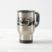 Mug De Voyage MX5 moquette de voyage métal (Devant droit)