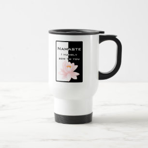 Mug De Voyage Namaste - je cintre humblement à vous