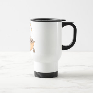 Mug De Voyage Nap de chat de lune