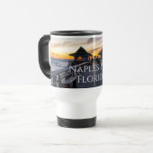Mug De Voyage Naples Pier Floride Ocean Sunset (Devant gauche)