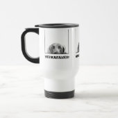 Mug De Voyage Nation de Weimaraner : Weimaraner dans une boîte ! (Gauche)
