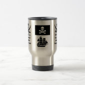 Mug De Voyage Navigation sous le drapeau noir ! (Centre)