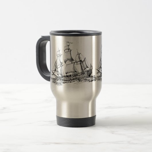 Mug De Voyage navire (Devant gauche)