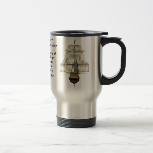 Mug De Voyage Navire de guerre des Anglais de HMS Victory (Droit)
