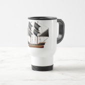 Mug De Voyage Navire Pirate (Devant droit)