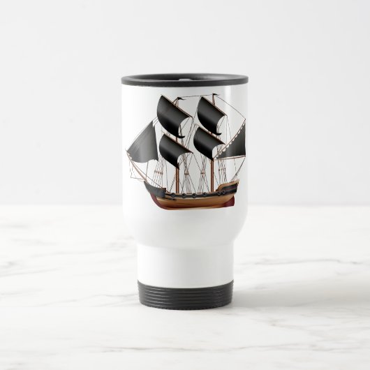 Mug De Voyage Navire Pirate (Centre)