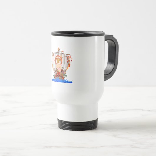 Mug De Voyage Navire trésor (Devant droit)