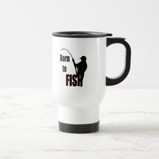 Mug De Voyage Né à Fish (Droite)