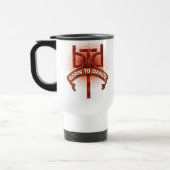Mug De Voyage Né à la danse (pierre rouge) (Gauche)