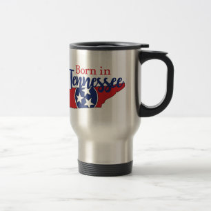 Mug De Voyage Né dans Tennessee State Symbols Volunteer State