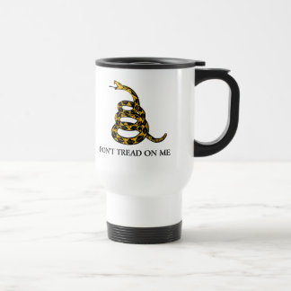 Mug De Voyage ne marchez pas sur moi - le libertaire de drapeau
