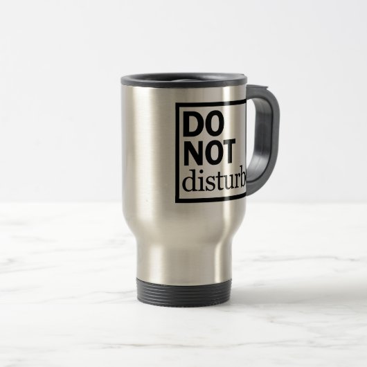 Mug De Voyage Ne pas déranger (Devant droit)
