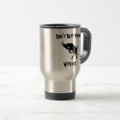 Mug De Voyage Ne pas faire de tête avec moi - Chèvre drôle (Devant droit)