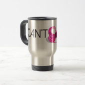 Mug De Voyage Ne peut pas parler l'acier inoxydable de logo la (Devant gauche)