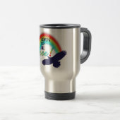 Mug De Voyage Né pour être libre (Devant droit)