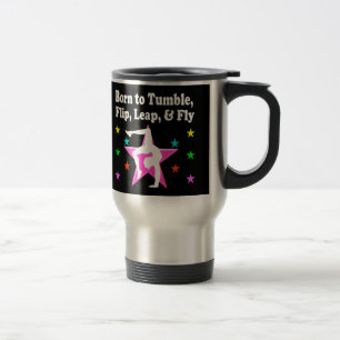 MUG DE VOYAGE NÉ POUR ÊTRE UN CHAMPION DE GYMNASTIQUE
