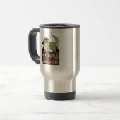 Mug De Voyage Ne vous mêlez pas de Mamasaurus, vous obtiendrez J (Devant gauche)