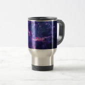 Mug De Voyage Nébuleuse cosmique d'image dynamique de l'espace (Devant droit)