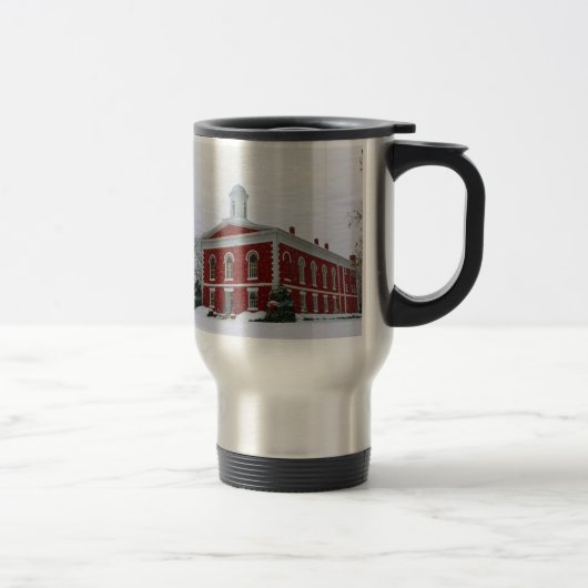 Mug De Voyage Neige du palais de justice (Droit)