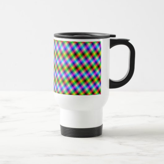 Mug De Voyage Neon Crosshatch (Droite)