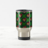 Mug De Voyage Neuf boule dans la couronne Motif sur vert (Centre)