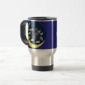 Mug De Voyage Neuf renards argentés (Kitsune) (Devant gauche)