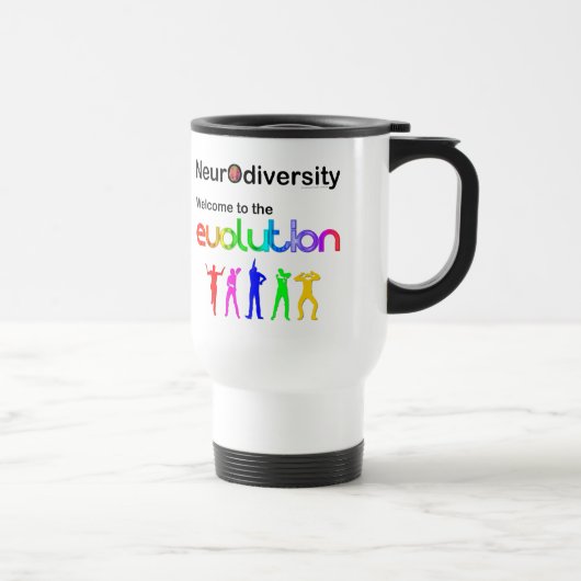 Mug De Voyage Neurodiversité Bienvenue dans l'Évolution (Droite)