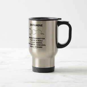 Mug De Voyage Neurotransmetteur de dopamine (molécule chimique)