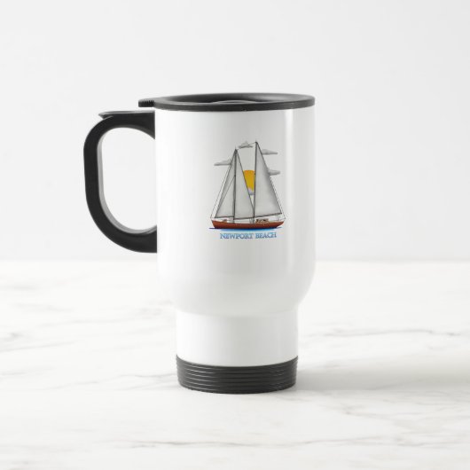 Mug De Voyage Newport Beach (Gauche)