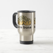 Mug De Voyage Nice Buns Cute Funny Humour de cuisine Citation Pu (Devant gauche)