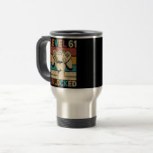 Mug De Voyage Niveau 61 Déverrouillé 61e anniversaire 61 ans (Devant gauche)