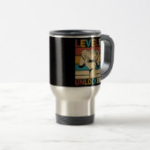 Mug De Voyage Niveau 9 Déverrouillé 9e anniversaire Jeu âgé de 9 (Devant droit)