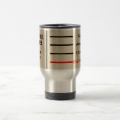 Mug De Voyage Niveau Café, Vérifier Souvent (Centre)