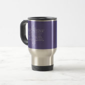 Mug De Voyage No Arme Star of David (Couleur personnalisée) (Devant gauche)